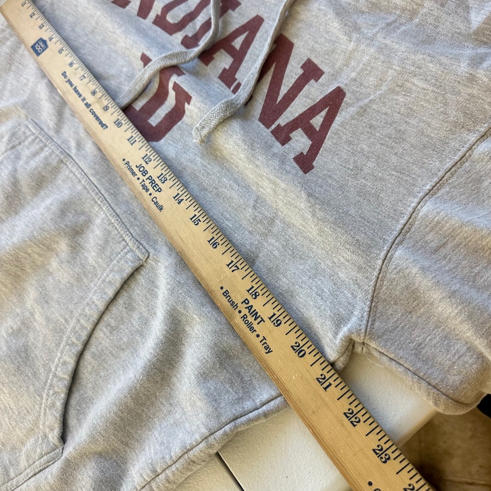 Independent Trading‎ Co Indiana Hoodie Womens L Gray IU Pullover Sweatshirt - Picture 6 of 6